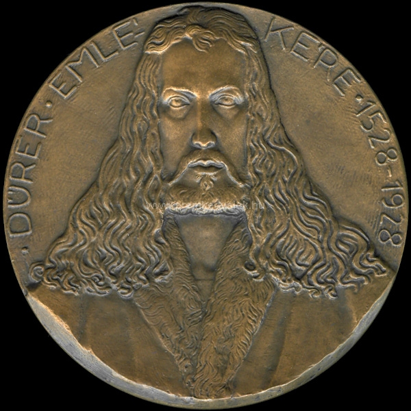 1928 Moiret: Ödön Dürer bronz érem
